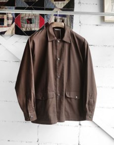 画像1: Riprap "TROPICAL CAR COAT" -HIGH-TWISTED TWILL-　color BROWN (1)