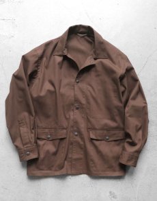 画像3: Riprap "TROPICAL CAR COAT" -HIGH-TWISTED TWILL-　color BROWN (3)