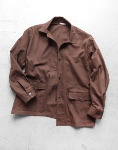 画像4: Riprap "TROPICAL CAR COAT" -HIGH-TWISTED TWILL-　color BROWN (4)