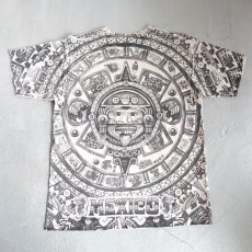 画像3: YAZBEK "MEXICO" All Over Print T-Shirt　NATULAL　size M-L (3)