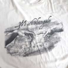 画像3: ZEUS "Michelangelo" Art Print T-Shirt　NATULAL　size L-XL (3)