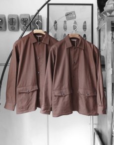 画像11: Riprap "TROPICAL CAR COAT" -HIGH-TWISTED TWILL-　color BROWN (11)