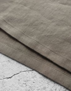 画像7: Riprap "OPEN COLLAR SHIRT" -LINEN/PAPER POPLIN-　color OLIVE (7)