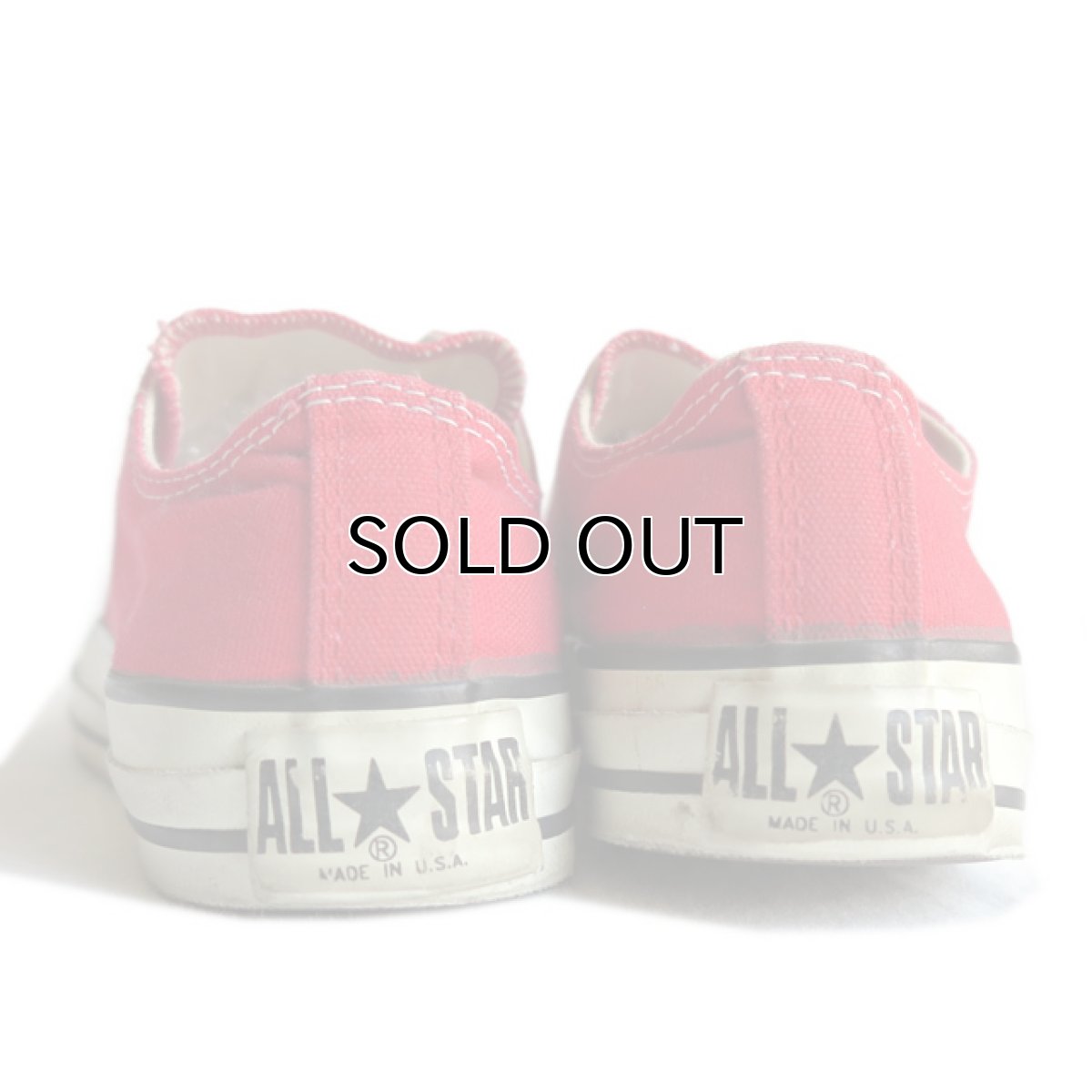 画像4: 1990's CONVERSE "ALL STAR" Canvas Sneaker -made in U.S.A.- RED size US 4 (4)
