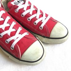 画像6: 1990's CONVERSE "ALL STAR" Canvas Sneaker -made in U.S.A.-　RED　size US 4 (6)