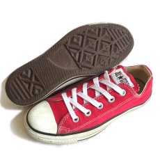 画像7: 1990's CONVERSE "ALL STAR" Canvas Sneaker -made in U.S.A.-　RED　size US 4 (7)