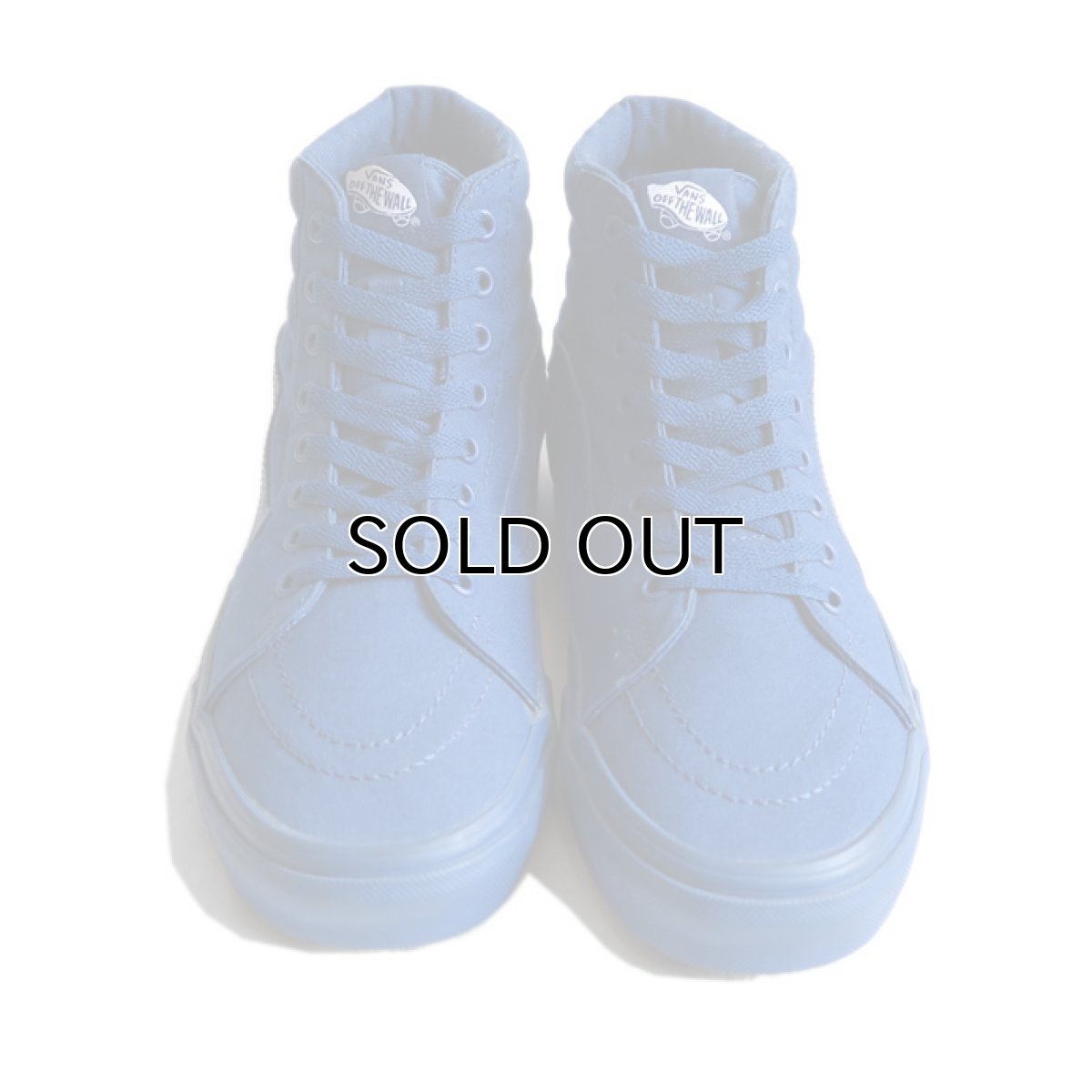 画像2: NEW VANS "SK8-HI" Canvas Skate Shoes BLUE size US 9, 10 (2)
