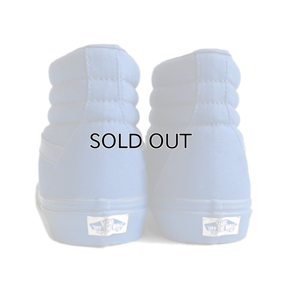 画像4: NEW VANS "SK8-HI" Canvas Skate Shoes BLUE size US 9, 10 (4)
