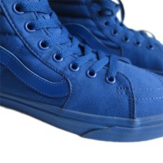 画像6: NEW VANS "SK8-HI" Canvas Skate Shoes　BLUE　size US 9, 10 (6)