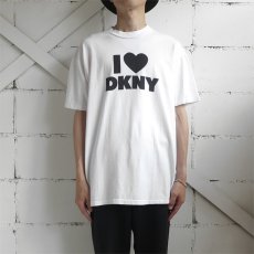 画像2: 1990's "DKNY JEANS" Print T-Shirt　WHITE/BLACK　size L (2)