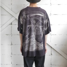 画像4: ~1990's "Grim Reaper" All Over Print T-Shirt　 BLACK　size XXL (4)