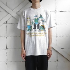 画像2: 1980's "I Figure Your~" Humor Print T-Shirt　ASH GREY　size L (2)