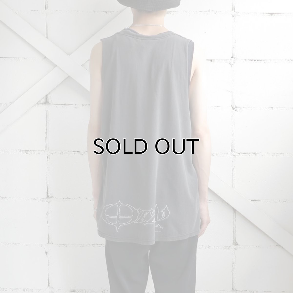 画像8: 2000's "Ozzy Osbourne" Cut off Print T-Shirt　BLACK　size L-XL (8)