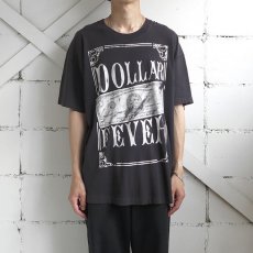 画像2: ~1990's "DOLLAR FEVER" Print T-Shirt　BLACK　size XL (2)