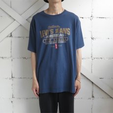 画像2: 1990's "LEVI'S" Authentic Print T-Shirt　NAVY　size L-XL (2)