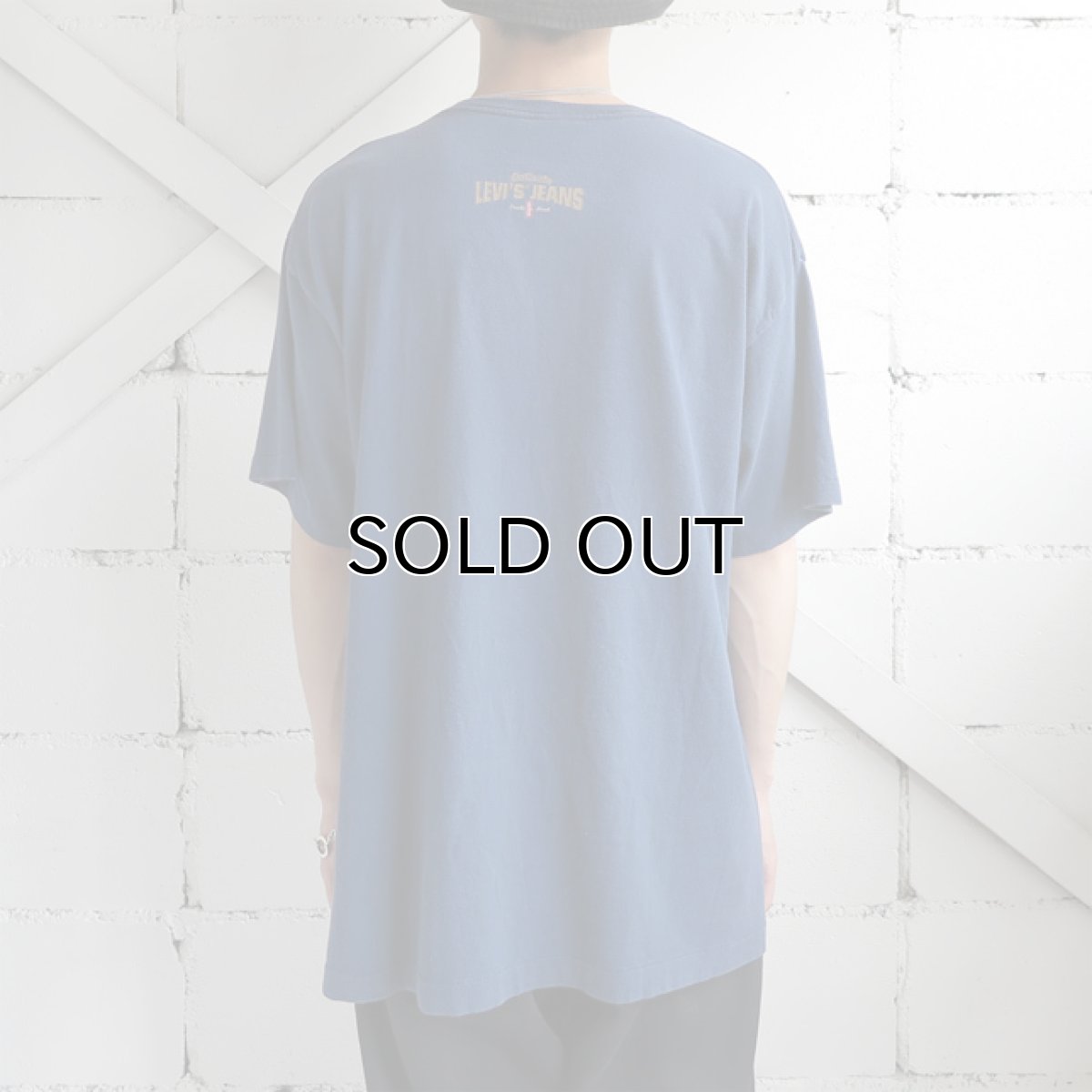 画像5: 1990's "LEVI'S" Authentic Print T-Shirt　NAVY　size L-XL (5)