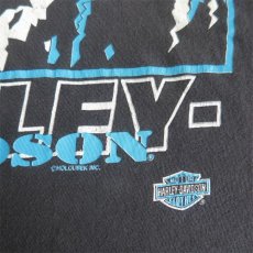 画像5: ~1990's "HARLEY-DAVIDSON" Print T-Shirt　BLACK　size L-XL (5)