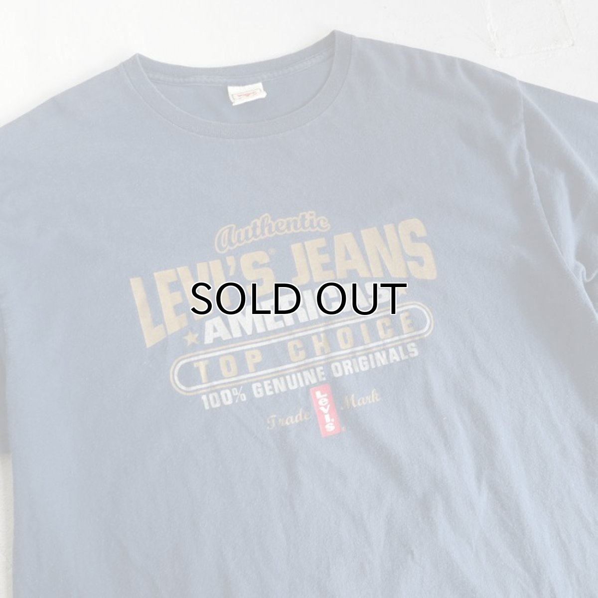 画像3: 1990's "LEVI'S" Authentic Print T-Shirt　NAVY　size L-XL (3)