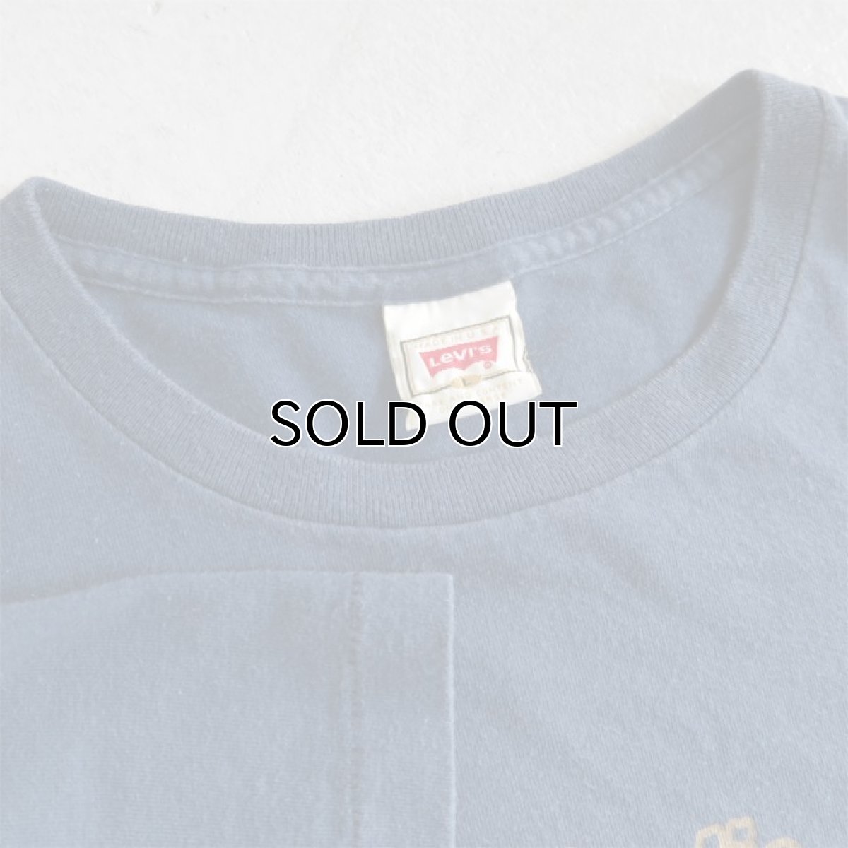 画像6: 1990's "LEVI'S" Authentic Print T-Shirt　NAVY　size L-XL (6)