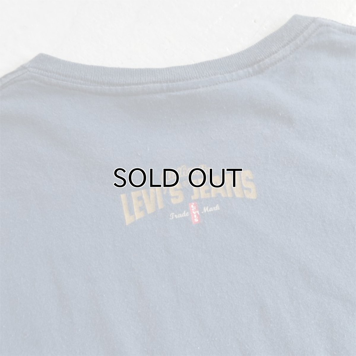 画像4: 1990's "LEVI'S" Authentic Print T-Shirt　NAVY　size L-XL (4)