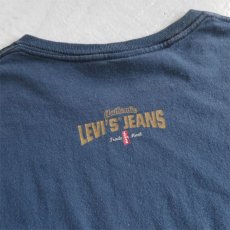 画像4: 1990's "LEVI'S" Authentic Print T-Shirt　NAVY　size L-XL (4)