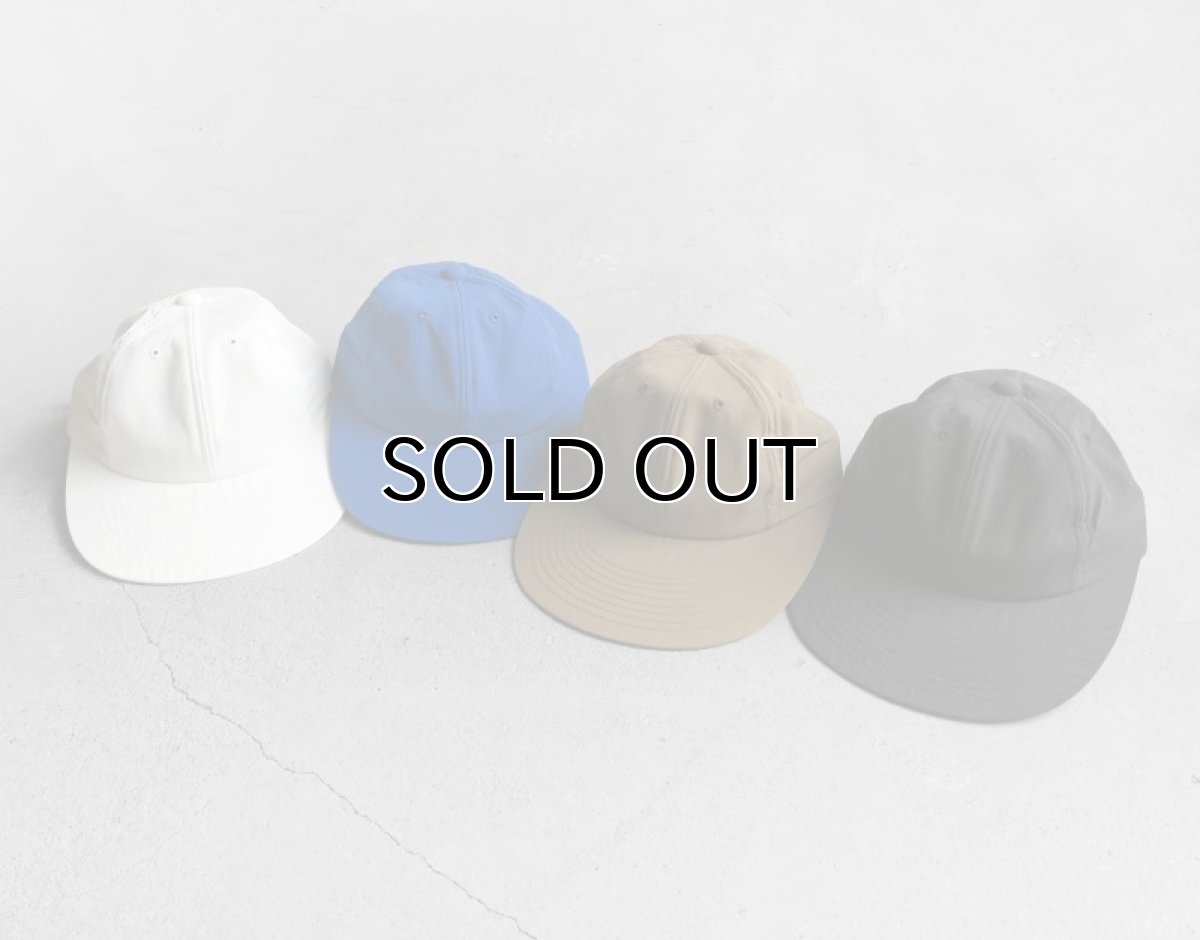 画像1: Riprap "SEMI LONG BRIM CAP" -PEACH BRUSHED NYLON-　size FREE (1)