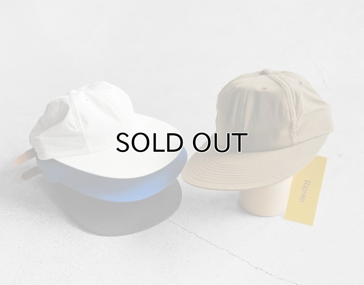 画像2: Riprap "SEMI LONG BRIM CAP" -PEACH BRUSHED NYLON-　size FREE (2)