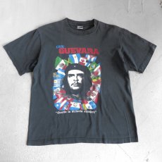 画像1: EVOLUTION "CHE GUEVARA" Print T-Shirt　BLACK　size M-L (1)