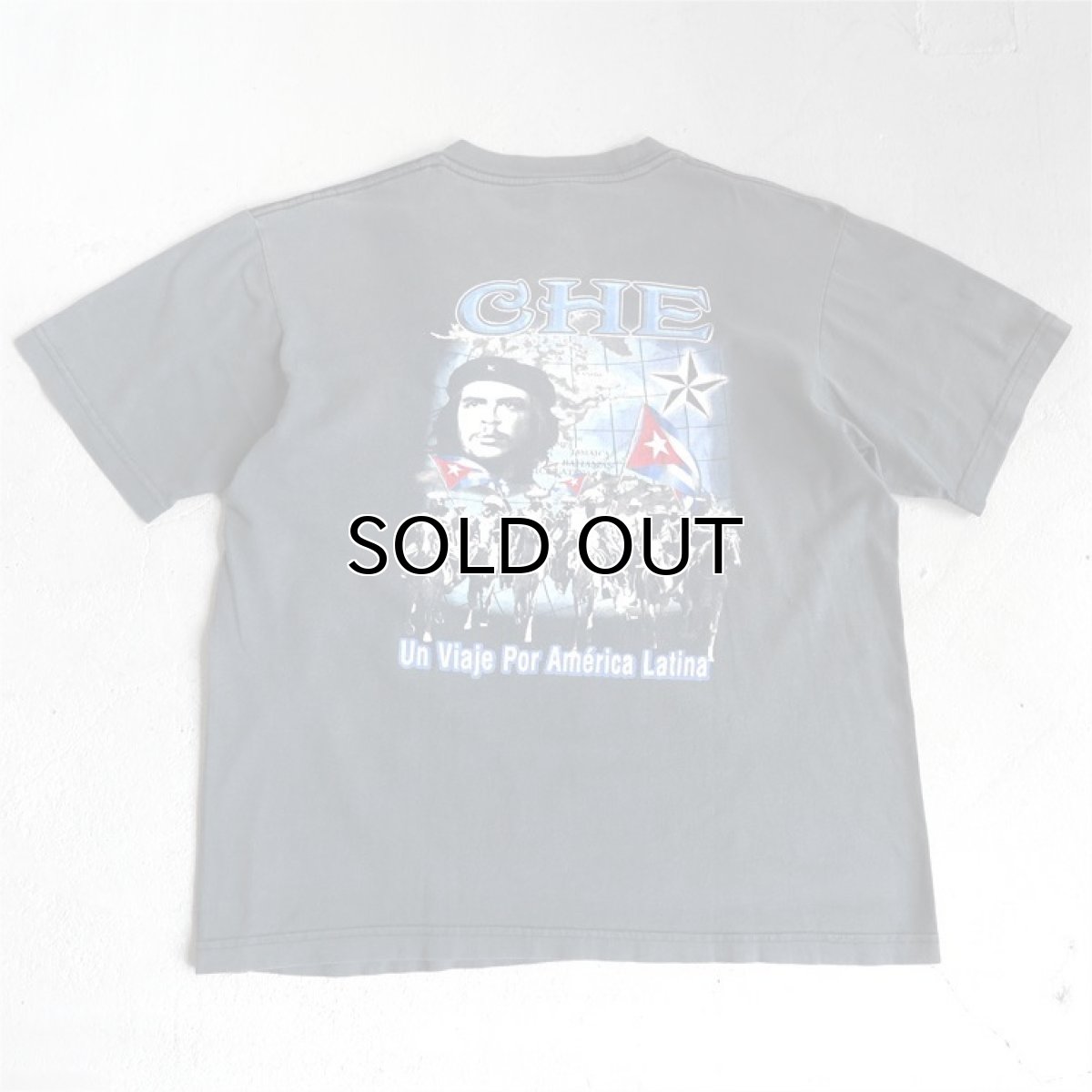画像4: EVOLUTION "CHE GUEVARA" Print T-Shirt BLACK size M-L (4)