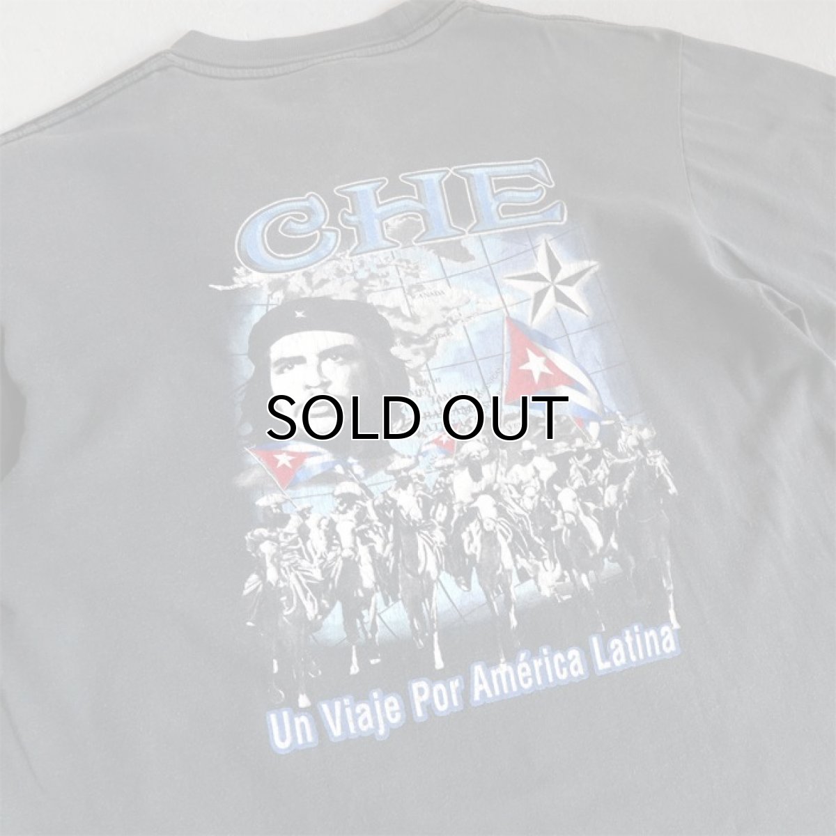 画像7: EVOLUTION "CHE GUEVARA" Print T-Shirt BLACK size M-L (7)