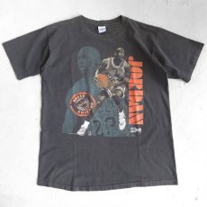 画像1: 1990's SALEM "MICHAEL JORDAN" Print T-Shirt　BLACK　size M-L (1)