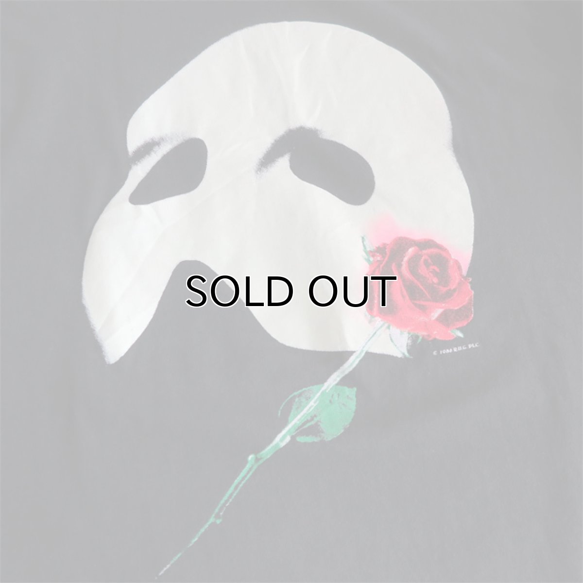 画像3: 1980's "The Phantom of the Opera" Print T-Shirt　BLACK　size XL (3)