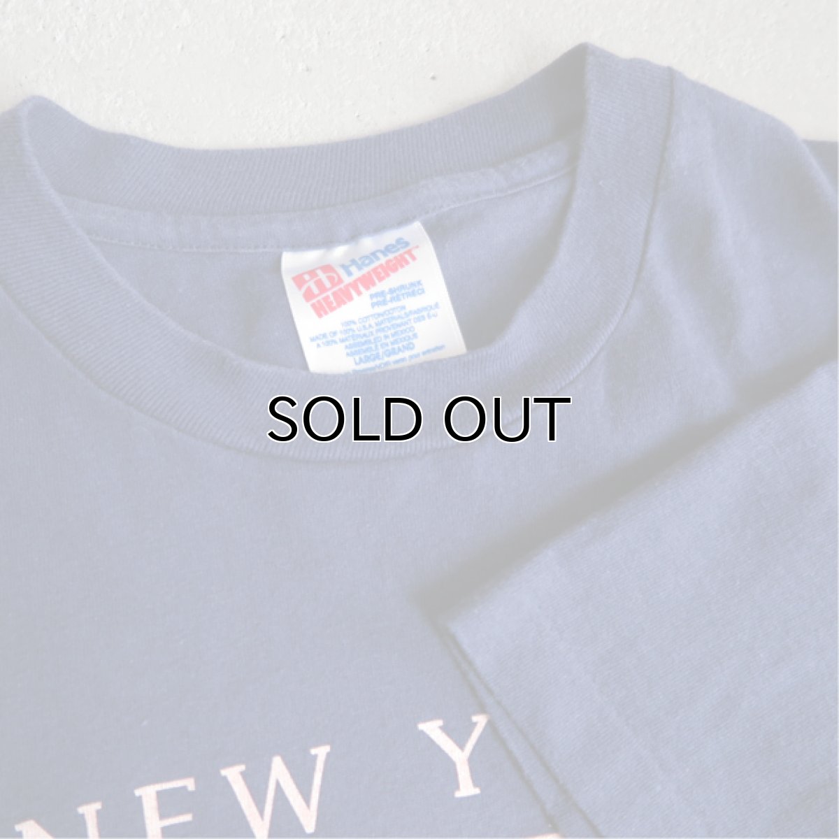 画像3: 1990's "NEW YORK YANKEES" Print T-Shirt　NAVY　size M-L (3)