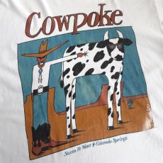 画像6: 1990's "Cowpoke" Print T-Shirt　WHITE　size M-L (6)