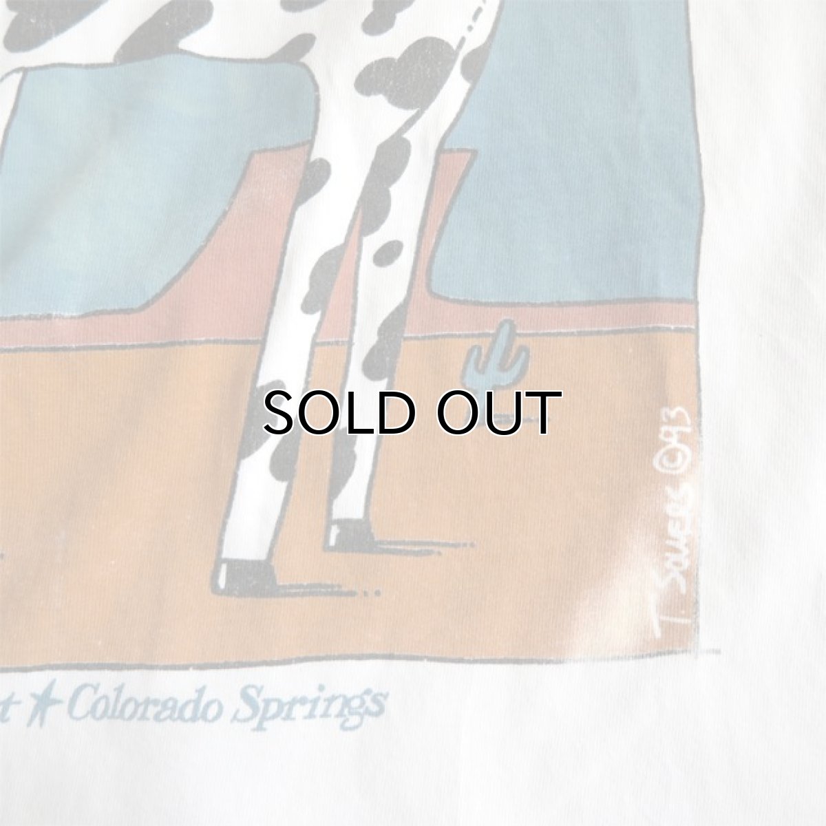 画像7: 1990's "Cowpoke" Print T-Shirt WHITE size M-L (7)