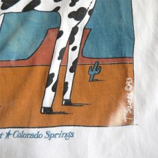 画像7: 1990's "Cowpoke" Print T-Shirt　WHITE　size M-L (7)