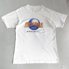 画像1: 1980's "Hard Rock CAFE" Print T-Shirt　WHITE　size M-L (1)
