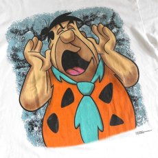 画像6: 1990's "The Flintstones" Print T-Shirt　WHITE　size L (6)