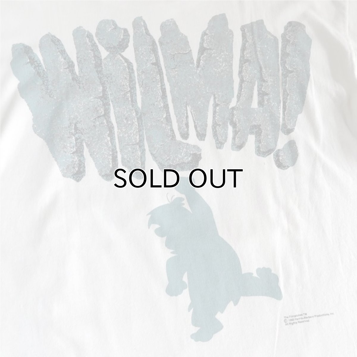 画像7: 1990's "The Flintstones" Print T-Shirt　WHITE　size L (7)