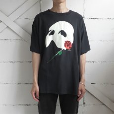 画像2: 1980's "The Phantom of the Opera" Print T-Shirt　BLACK　size XL (2)