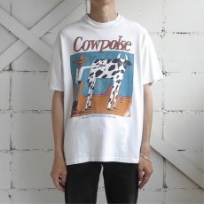 画像2: 1990's "Cowpoke" Print T-Shirt　WHITE　size M-L (2)