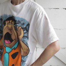 画像9: 1990's "The Flintstones" Print T-Shirt　WHITE　size L (9)