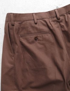 画像6: Riprap "WIDE SHORT SLACKS" -HIGH-TWISTED TWILL-　color BROWN (6)