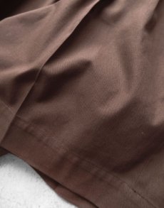 画像4: Riprap "WIDE SHORT SLACKS" -HIGH-TWISTED TWILL-　color BROWN (4)