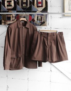 画像10: Riprap "TROPICAL CAR COAT" -HIGH-TWISTED TWILL-　color BROWN (10)