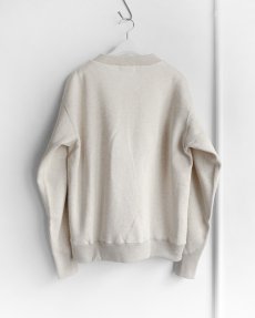 画像2: Riprap "Y NECK SWEAT SHIRT" -COTTON FLEECE LINED-　color OATMEAL (2)
