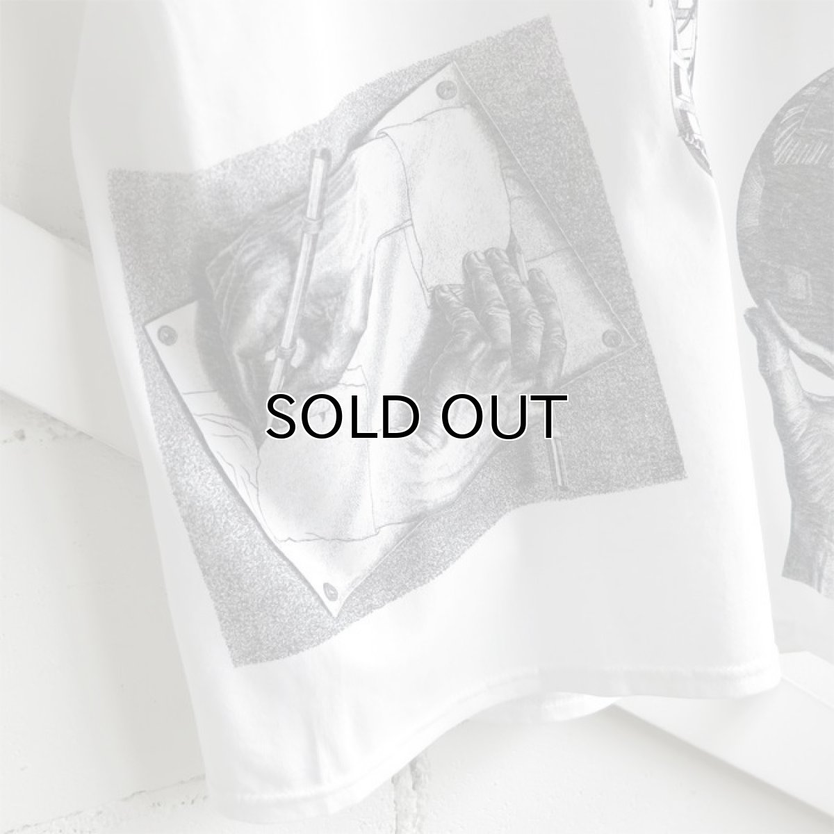 画像6: NEW "M.C. ESCHER" Multi Print T-Shirts　color : WHITE, BLACK　size M, L, XL (6)