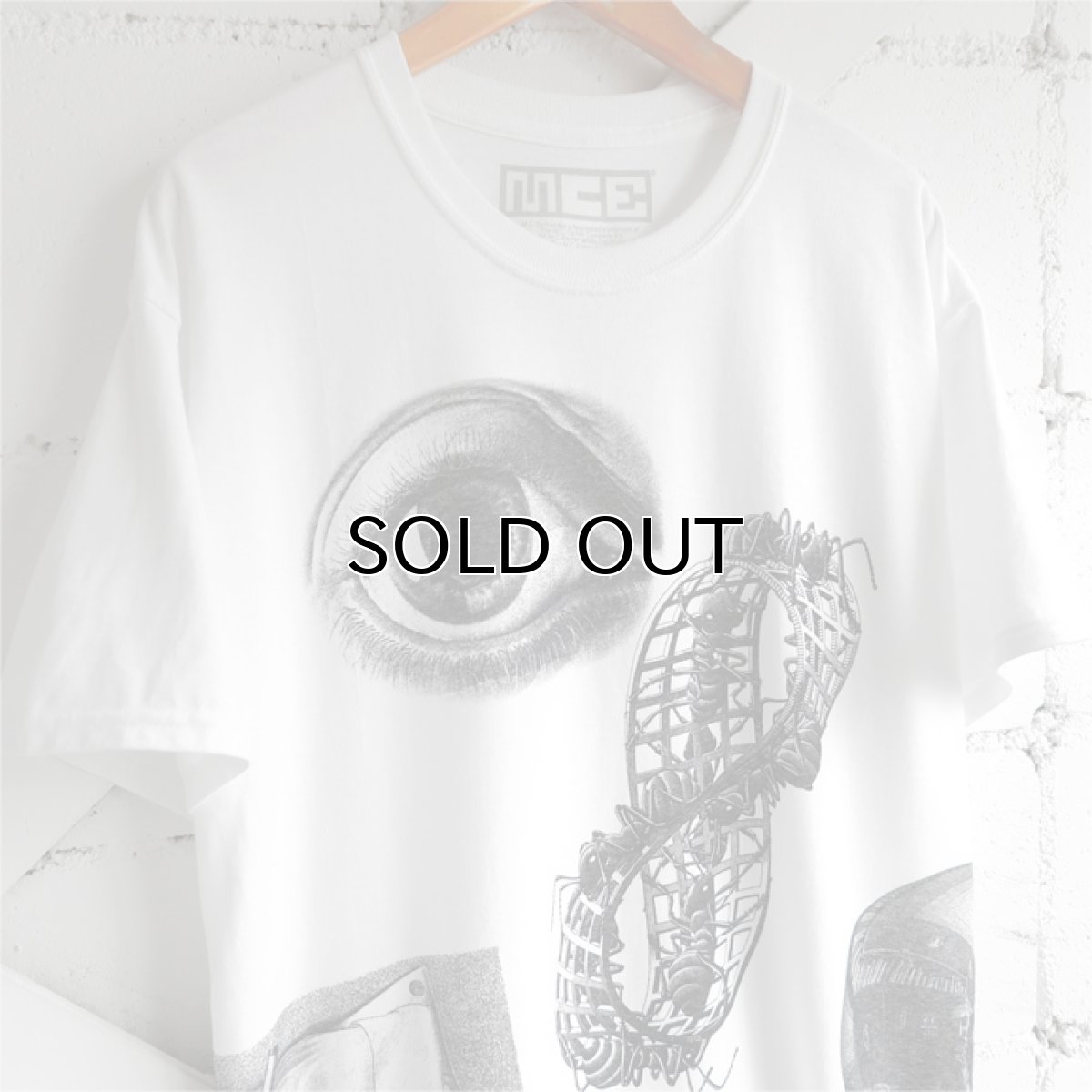 画像4: NEW "M.C. ESCHER" Multi Print T-Shirts　color : WHITE, BLACK　size M, L, XL (4)