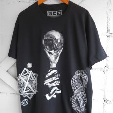 画像8: NEW "M.C. ESCHER" Multi Print T-Shirts　color : WHITE, BLACK　size M, L, XL (8)