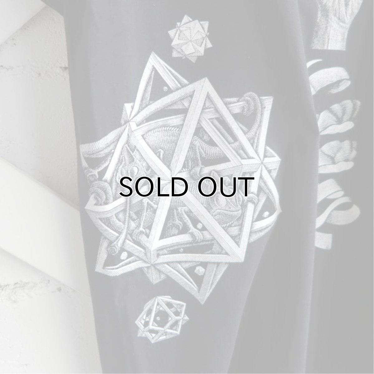 画像9: NEW "M.C. ESCHER" Multi Print T-Shirts　color : WHITE, BLACK　size M, L, XL (9)